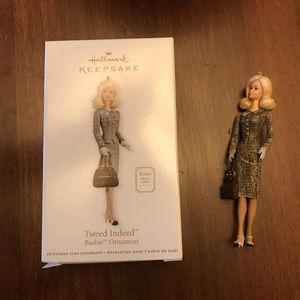 2012 Hallmark Barbie Ornament Tweed Indeed